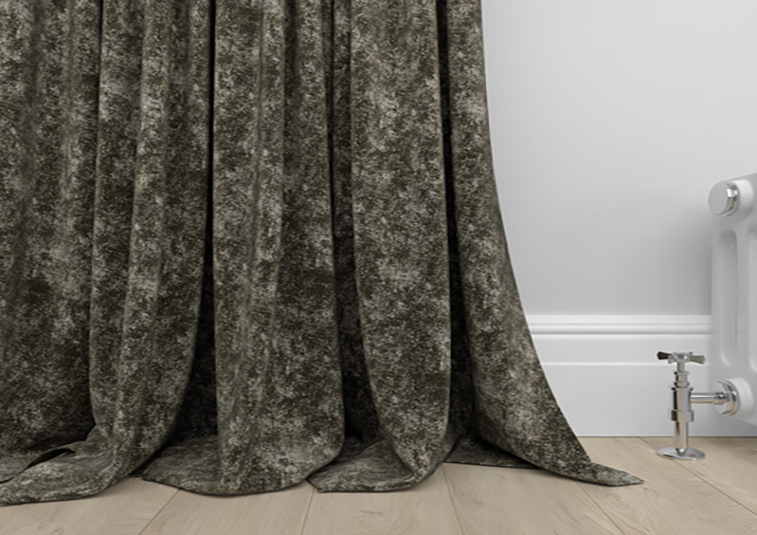 Caen Chenille, Grey - Made to Measure Curtains - Image 6